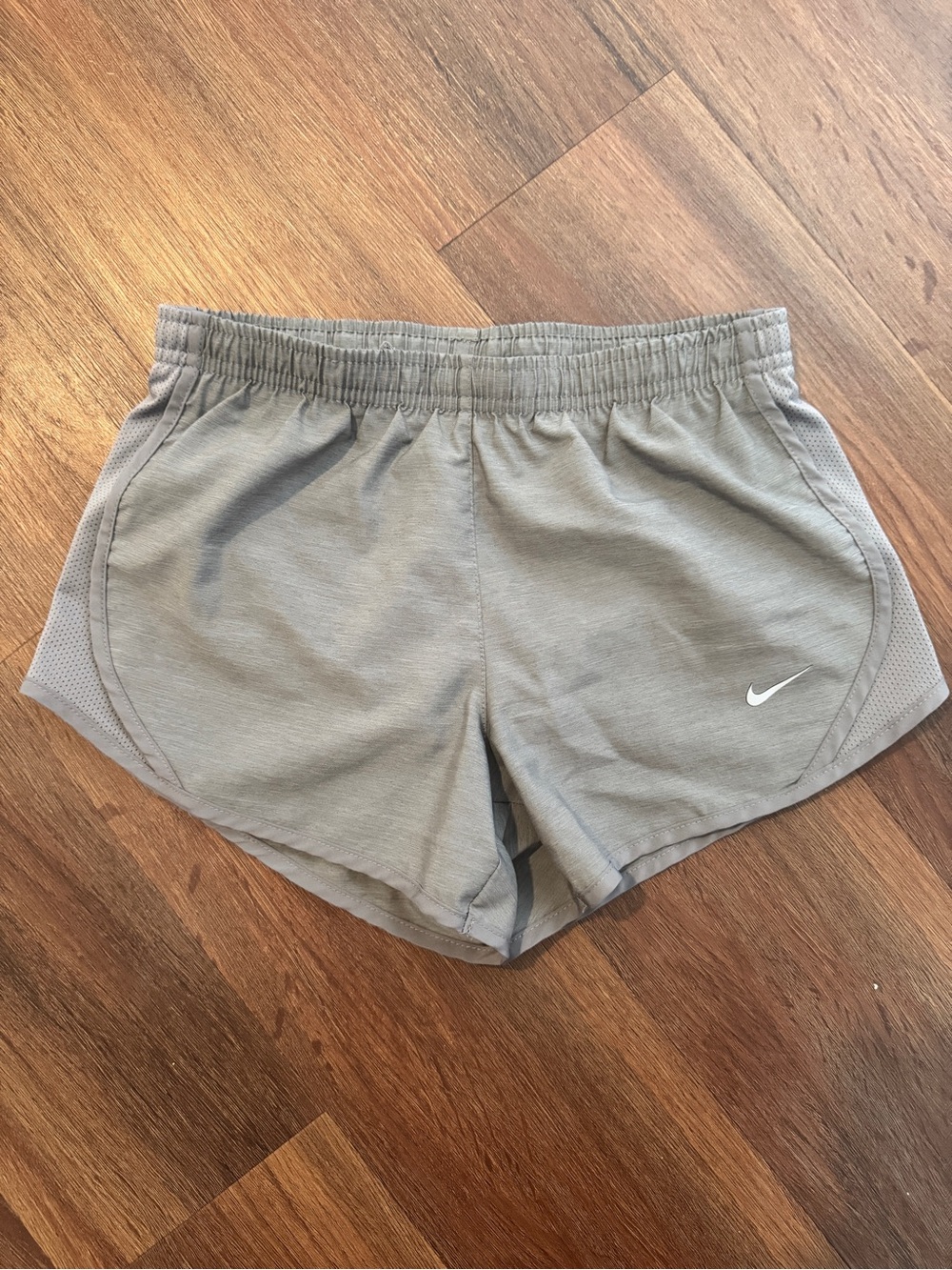 Nike Youth S Grey Dri-FIT Running Shorts